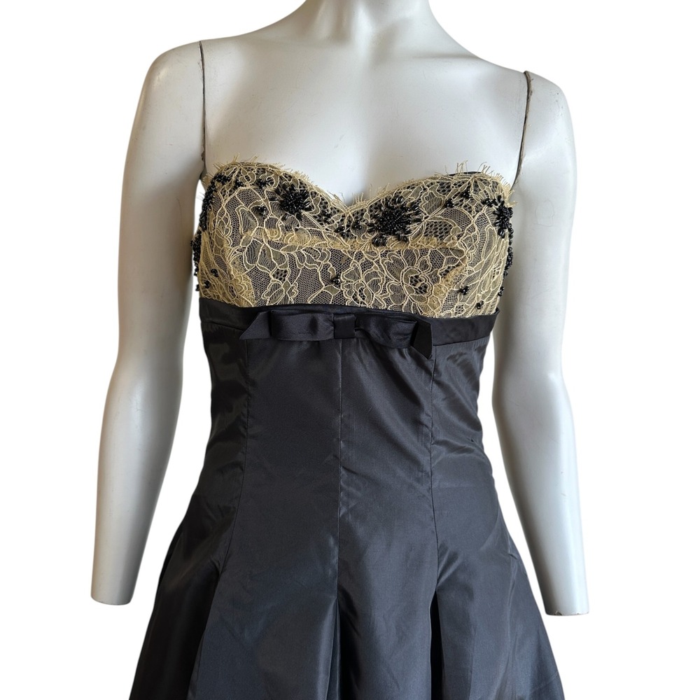 Vintage Betsey Johnson sweetheart neckline drop waist party dress - Picture 9 of 9
